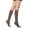Mink, variant on 3 Pairs Women’s Sheer Knee Massage Socks with Reinforced Toe and Base Stay up Band (Black)