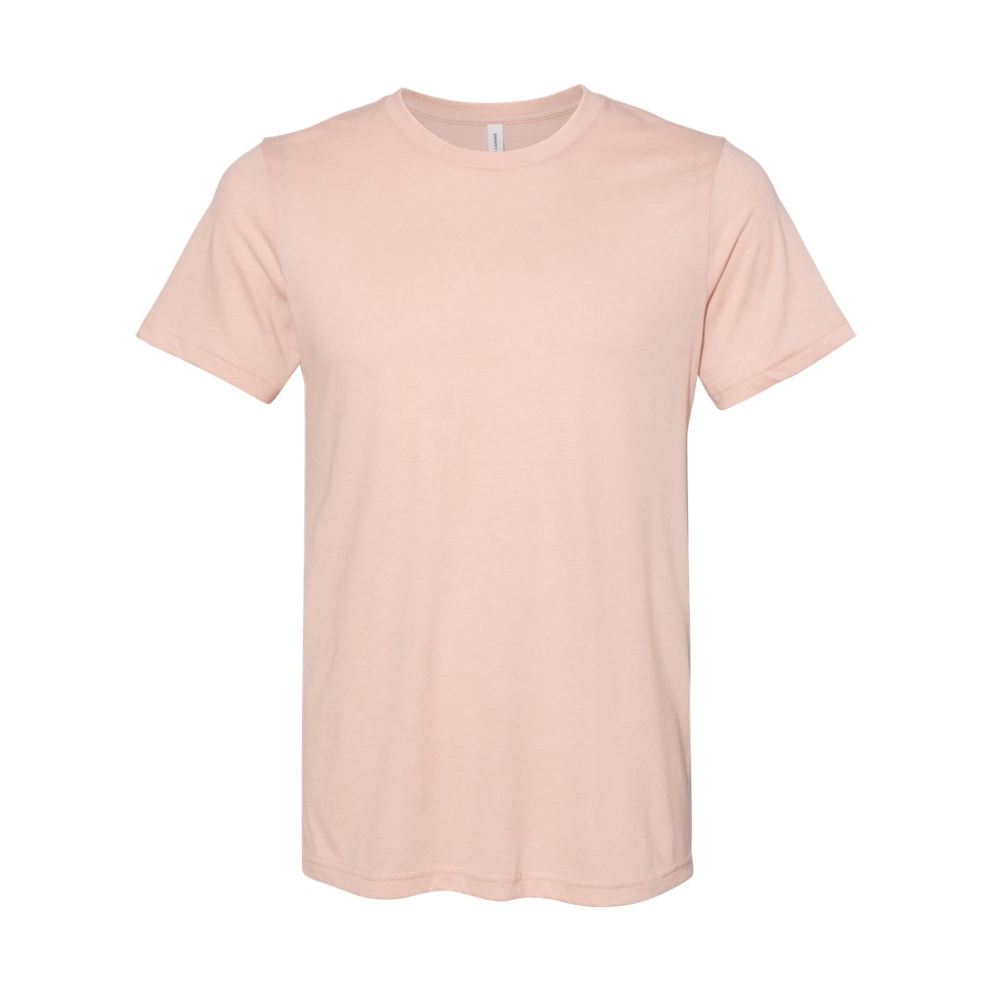 Bella Canvas Unisex T-shirt - Peach Heather, Medium
