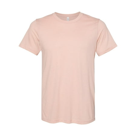 Bella Canvas Unisex T-shirt - Peach Heather, Medium