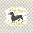 thumbnail image 3 of Ferri, Stefania 20x20 Black Modern Framed Museum Art Print Titled - Life Is Better With A Dog, 3 of 5