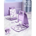 thumbnail image 3 of i-Blason Cell Phone Stand, Foldable Adjustable Phone Mount Holder, Compatible with iPhone 13/iPhone 12/11/Galaxy S21/Pixel 6, Android Smartphones, All Smart Phone (Ameth), 3 of 7