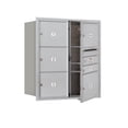 thumbnail image 2 of Salsbury Industries Recessed Private 7 Door Front Load 4C Horizontal Mail Center with 1 Parcel Locker, 2 of 4