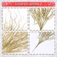 thumbnail image 4 of 50CM 9 dragon beard bubble gold and silver Christmas gold powder dead branches - silver, 4 of 14