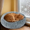 thumbnail image 3 of Lit pour Animaux Orthopédique Doux Coussin de Sommeil d'Hiver Chaud et Confortable avec Design Réversible en Poils Longs pour Chat et Chien d'Intérieur, 3 of 3