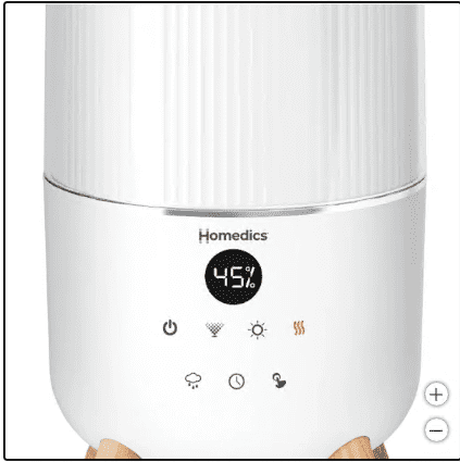 Homedics Warm & Cool Mist Ultrasonic 2G Humidifier