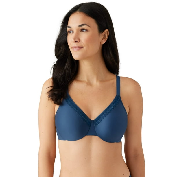 Wacoal Minimizer Non Padded Underwired Lace Bra -857210 - Blue (34C)