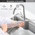 thumbnail image 6 of Coolnut Xmas Fairy Nutcracker Kitchen Sink Splash Guard 2 Packs Faucet Absorbent Mats Ballerina Toy Soldier Faucet Handle Drip Catcher Quickly Drying Mat for Kitchen Counter Bathroom, 30"x5.5", 6 of 7