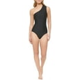 thumbnail image 4 of Calvin Klein BLACK One-Shoulder Starburst One-Piece Swimsuit, US 6, 4 of 4
