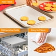 thumbnail image 4 of Silicone Baking Mat Roll,Bexikou 11.8IN x 6FT No Slip Silicone Pastry Mat,Reusable Freeze Dryer Mat,Non-Stick Air Fryer Oven Liner,Washable Oil-Proof Refrigerator Liner, 4 of 6