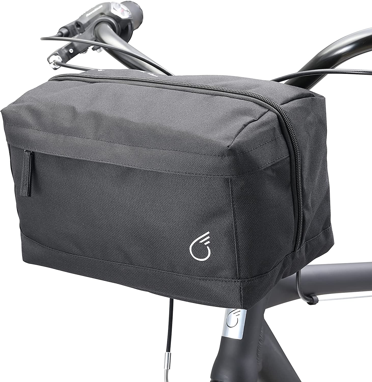 sixthreezero Bike Handlebar Bag, Waterproof Bicycle Front Bag, Black