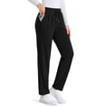 thumbnail image 2 of Fantaslook Women Joggers Pants High Waisted Drawstring Tapered Sweatpants Pleated Workout Lounge Pants with Pockets, 2 of 8