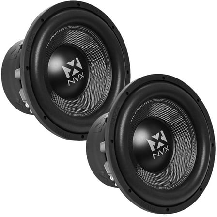 NVX VCW122v3 12" VC-Series v3 Dual 2-Ohm Car Subwoofer 2-Pack 2400 Watt Peak (1200W RMS)