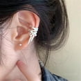 thumbnail image 3 of SIEYIO Light Luxury Bow Ear Cuff for Women Fashion Cute Nonpiercing Ear Clip Bowknot Earrings Wedding Ear Jewelry Party Gift, 3 of 14