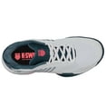 thumbnail image 7 of K-Swiss Men's Hypercourt Express 2 Tennis Shoe, White/Stargazer/Neon Blaze, 9.5 M, 7 of 7