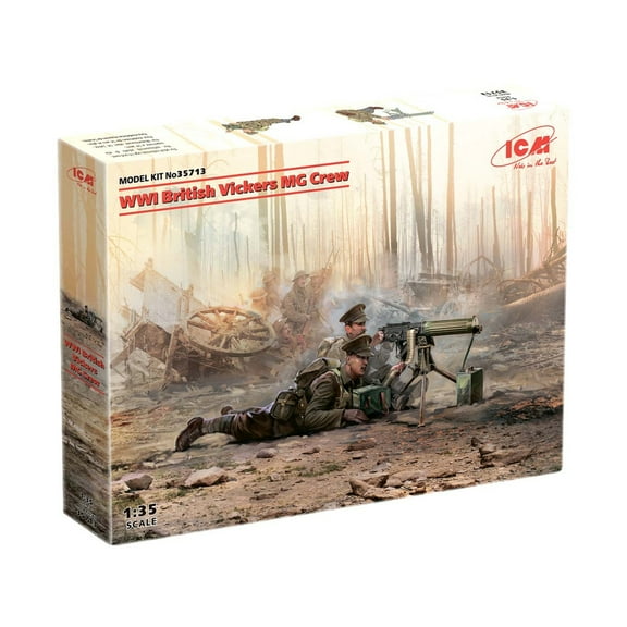 ICM WWI British Vickers MG Crew New