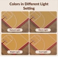 thumbnail image 7 of Design&I 4'x6' Ultra Soft Area Rug, Scoreboard Motif Bold Stripe Border Center Repeating Basketball Lines Refined None Fluffy Washable Non Shedding for Bedroom Living Room Home Office, 7 of 7
