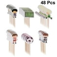 thumbnail image 3 of MERRYHAPY 48Pcs Wooden Cake Toppers for Birthday Party and Home Decoration, Cupcake Picks and Party Supplies, 3 of 5