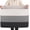 Gradient Dark Grey, variant on 108L Super Large Blanket Basket, 25”x16”x16” Rectangle Woven Baskets for Storage, Cotton Rope Basket For Living Room, Toy Storage with Handle - Yellow Black