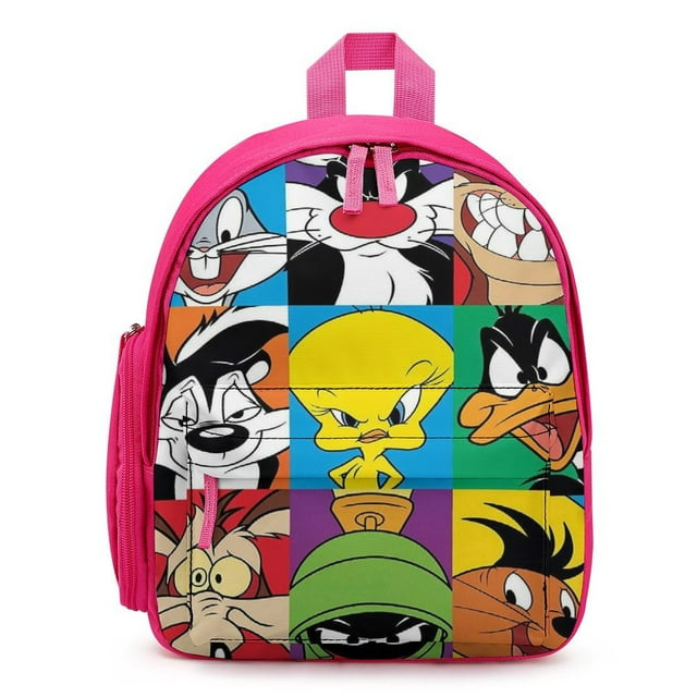 Looney Tunes Cartoons Backpack Bookbag Travel Backpack Lightweight Travel Daypack