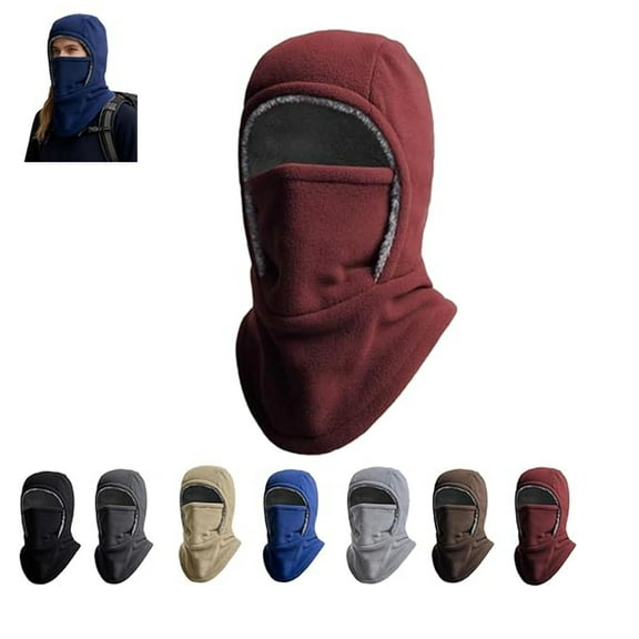 Unisex Windproof & Warm Balaclava for Outdoor Activities, Cold Weather Protection and Skiing,3 in 1 Multi-Functional Winter Hat, Outdoor Multifunctional Winter Face Mask