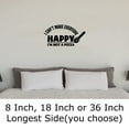 thumbnail image 2 of I Cant Make Everyone Happy Im Not A Pizza Funny Food Wall Decals for Walls Peel and Stick wall art murals Black Large 36 Inch, 2 of 2