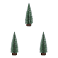thumbnail image 2 of 3 Uds Cedro Navidad Cepillo para Botellas Reutilizable Árboles Del (25cm) Blanco, 2 of 7