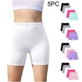 thumbnail image 2 of GERsome 5 Pack Girls Bike Shorts Cotton Breathable Cartwheel Under Dress Dance Shorts for Toddler Girls Kids, 5-14 Years, 2 of 9