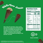 Muddy Bites Girl Scout Thin Mints Filled Waffle Cone Bites, Resealable Bag, 2.33 oz