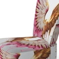 thumbnail image 4 of Designart "Angelic Dusty Pink Wings" Pink Abstract Upholstered Accent Chair - Modern Arm Chair For Living Room, 4 of 7