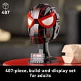 thumbnail image 4 of LEGO Marvel Miles Morales’ Mask Building Set - Spiderman Room Decor & Movie Collectible - Building Blocks for Adults, Ages 18+ - Gift for Birthdays - 76329, 4 of 10