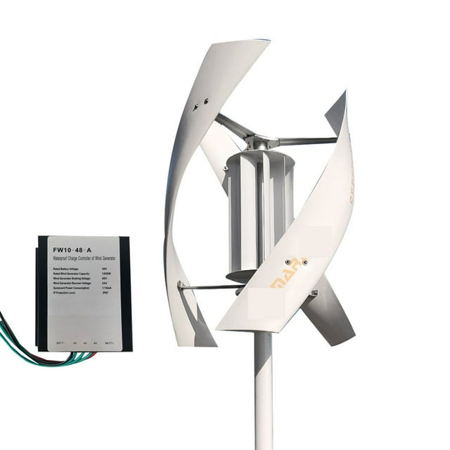 2000w Wind Turbine Generator 48v Alternative Energy Generator 220v AC Output Household Complete Kit With Controller Inverter ,Easy to Install