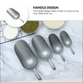 thumbnail image 4 of Troglfold Ice Scoop Scoops Dry Bin Scoop Utility Scoop Small Metal,7.36"X2.24"X1.42", 4 of 11