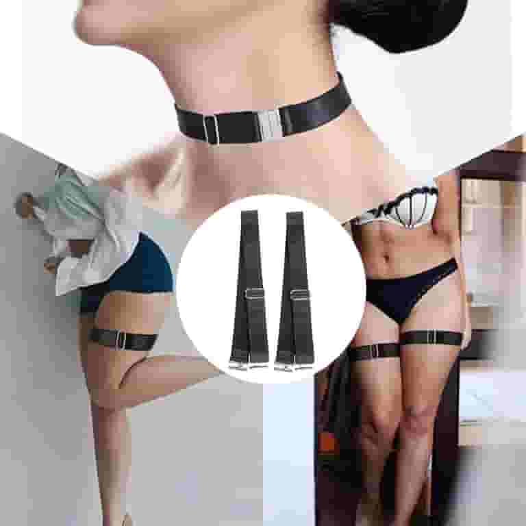 Garter Belts,Adjustable Elastic Thigh High Stockings Garter Belt for Thick Thigh Garter Belts,Adjustable Elastic Thigh High Stockings Garter Belt for Thick Thigh