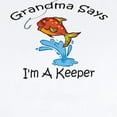 thumbnail image 2 of CafePress - I'm A Keeper Grandma Infant Bodysuit - Baby Light Bodysuit, Size Newborn - 24 Months, 2 of 4