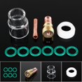 thumbnail image 4 of 1.6mm 1/16 TIG Welding Torch Stubby Gas Lens #12 Pyrex Cup Kit For Tig WP-17/18, 4 of 9