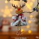 thumbnail image 3 of Adornos de muñeco de nieve de Navidad, adornos colgantes para árbol de Navidad, figura de Papá Noel, decoración para fiesta de Navidad para niños, regalo festivo, 3 of 5