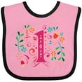 thumbnail image 3 of Inktastic 1st Birthday Party 1 Year Old Girls Girls Baby Bib, 3 of 4