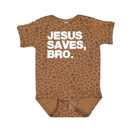 

Inktastic Jesus Saves Bro Christian Gift Baby Boy or Baby Girl Bodysuit