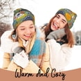 thumbnail image 4 of Lsque Hawaiian Style Pattern Knitted Beanie, Unisex Winter Hat, Knit Hat Winter Beanies Thick Fisherman Beanies Cuffed Plain Skull Caps, 4 of 6
