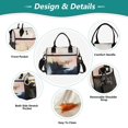 thumbnail image 3 of FORMRS Insulated Lunch Bag for Work School Unisex Large Capacity Cooler with Shoulder Strap, Abstract Landscape, 3 of 6