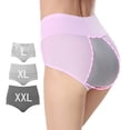 thumbnail image 3 of Ropa interior protectora Sunnimix para mujer después del parto período menstrual algodón rosa, 3 of 8