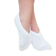 Eurow® Moisturizing Socks Cotton and Spandex White - 2 Pairs