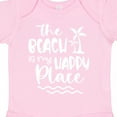 thumbnail image 4 of Inktastic Spring Break the Beach is My Happy Place Boys or Girls Baby Bodysuit, 4 of 5