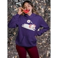 thumbnail image 2 of Relaxing Pug In Love Hoodie Women -Smartprints Designs, Female 4X-Large, 2 of 4