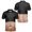 Black, variant on Men's Polo Shirts Short Sleeve Golf T Shirt with Muscle Print Shirt Casual Collared Top