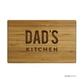 thumbnail image 1 of Andaz Press Laser Engraved Small Bamboo Wood Cutting Board, 9.5 x 6-inch, Dad's Kitchen, 1-Pack, 1 of 1