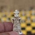 thumbnail image 2 of Juego de Mesa Familiar Ajedrez con Personajes de Resina Antiguos Blanco y Marrón, 2 of 9