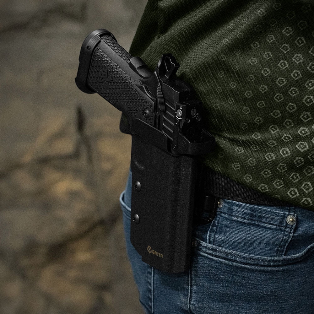 GRITR OWB Kydex Right Hand EDC Pistol Holster Fits Staccato P/CS/XC/XL