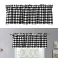thumbnail image 4 of Cortinas Transparentes de Rejilla en Blanco Y Negro, Niveles Cortos de Cocina, 137x61cm 1 Panle Zulema Ventana de cortina semi transparente, 4 of 8