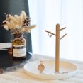 thumbnail image 4 of Nueva bandeja de almacenamiento con forma de rama de árbol de bambú nórdico, colgador de llaves para sala de estar, marco de exhibición de joyas, 4 of 6